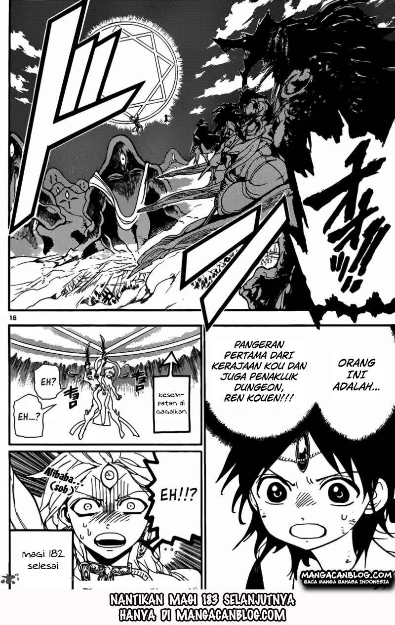 Magi – Labyrinth of Magic chapter 182